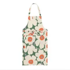 新品】マリメッコ marimekko エプロン ウニッコ レッド×生成り - メルカリ