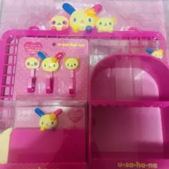 【新品未使用】ウサハナ　4点セットメッシュパネル　フックトレイ 収納セットのサムネイル