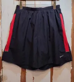 ☆US古着ナイキ/ランニングショーツ/ラインパンツ/XL