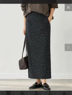 RIVE DROITEドットＩラインタイトスカート