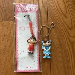 ぺこちゃん モバイルクリーナーとストラップ セット