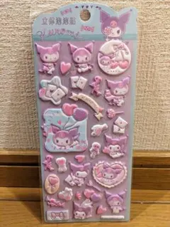 サンリオ　マシュマロシール　ぷくぷく　クロミ　コットンシール　海外限定