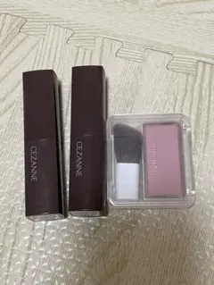 CEZANNE リップカラーシールド 05 08 & チーク 111
