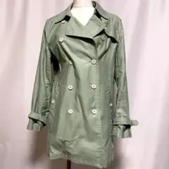 CROCODILE クロコダイル トレンチコート 綿100％ M 春　ミセスのサムネイル