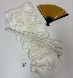 礼装用　婚礼用　帯締め・帯揚げ・末廣　3点セット　着物　v