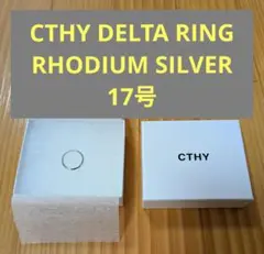 CTHY FLAT RING RHODIUM SILVER 17号 - メルカリ