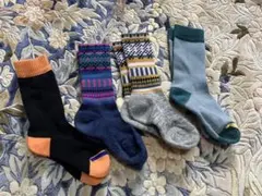 スキー用ソックス4足セット　キッズ