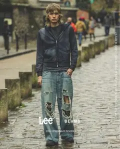 Beams×Lee 別注クラッシュデニム　32インチ