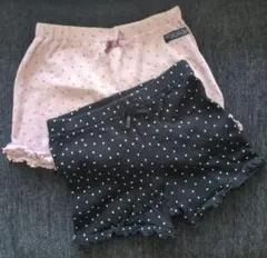 BREEZE ドット柄パンツ 2点セット(130） インナーパンツ