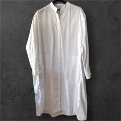 【COS】シャツワンピース_ホワイト