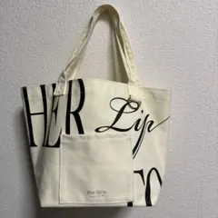 Herlipto HLT DAILY LOGO TOTE rose - メルカリ