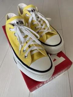 コンバース オールスター 日本製 イエロー 23.5cm 【未使用】