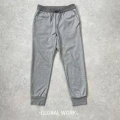 GLOBAL WORK/ジョガーパンツ/M/グレー/カジュアル/ウエストゴム