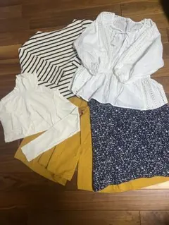 earth music&ecology セットアップ マスタード その他