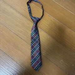 COMME CA ISM チェック柄子供用ネクタイ M 入学式　入園式