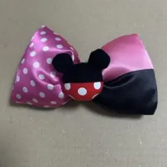 ディズニー　ミニーマウス リボン　クリップ