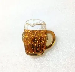 生ビールジョッキ ピンバッジ ブローチ