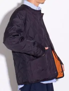 TAION GLOSTER別注ミリタリーライナージャケット ノーカラーMA-1