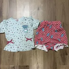 バースデイ　SHIMMER キッズ トップス パンツ セットアップ