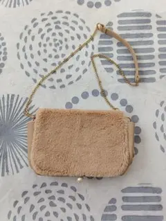 ノエラ　ファーバッグ　ベージュ