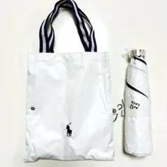 新品★PORO RALPH ★ ポロラルフローレン　婦人折り畳み傘　晴雨兼用