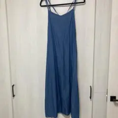 SEASON REASON デニムキャミワンピース ブルー M