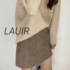 817 LAUIR ラウアー チェックミニスカート