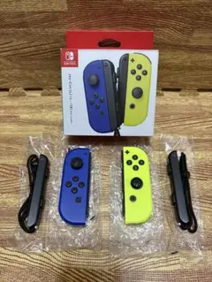 任天堂純正品】Joy-Con ブルー ネオンイエロー - メルカリ