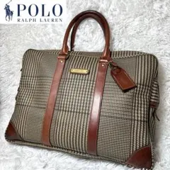ヴィンテージ Ralph Lauren トートバッグ ブリーフケース メンズ】POLO RALPH LAUREN Leather Briefcase バッグ (POLO