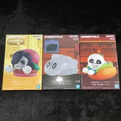 匿名発送　UNDERTALE FOOD DESIGN フィギュア3個セット
