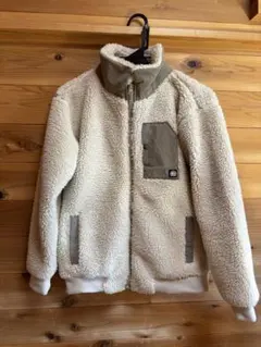 CAMP7 ボアジャケット　フード付き　150 ベージュ