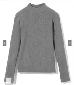 ハイネックリブニットトップス〔cu441〕