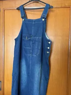 牛仔吊帶連身裙 狀況良好