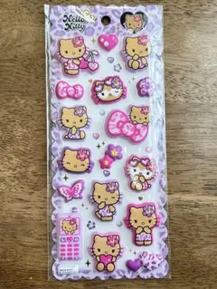 ハローキティ 立体シールシート ピンク