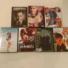 名作洋画・海外ドラマDVD 7本セット / マトリックス X-MEN などのサムネイル