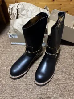 未使用品　RED WING 2966 9D エンジニアブーツ 茶芯のサムネイル