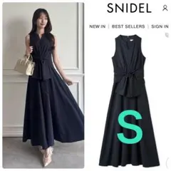 完売色♥️ 新作新品✨SNIDEL【マシーンウォッシャブル】ツイストワンピース