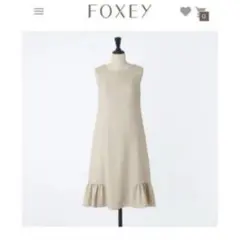 ☆FOXEYフォクシー白襟ドット柄ワンピース希少42☆ - メルカリ