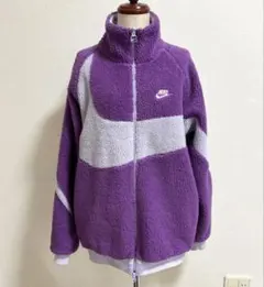 NIKE ナイキ　ボアジャケット　リバーシブル ナイロンビッグスウッシュ　M