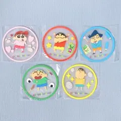 クレヨンしんちゃん クリアラバーコースター2 全種類 5個セット