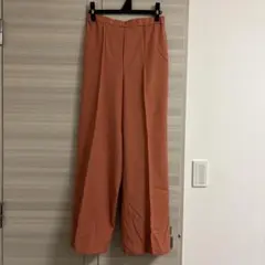 LEPSIM ストレートパンツ オレンジ Lサイズ