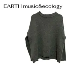 EARTH music&ecologyニットセーター 長袖 ハイネック　ビジネス
