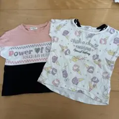 しまむら Tシャツ 2枚セット 110cm