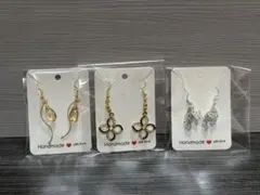 お得☆ハンドメイド ピアスセット 3点