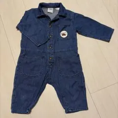 ZARA デニム　オーバーオール　ロンパース　80