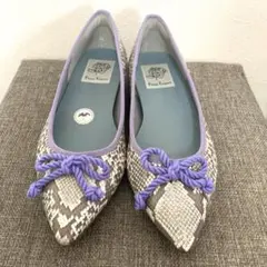 Emma Francis パイソン柄 バレエシューズ 22cmのサムネイル