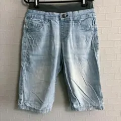★ハーフパンツ　130 デニム　ライトブルー　MPS 男の子　訳あり