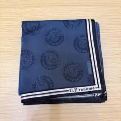 【未使用/美品】U.P renoma ユーピーレノマ ハンカチ メンズ ネイビーのサムネイル