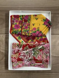 KENZO 花柄 ハンカチ 4枚セット