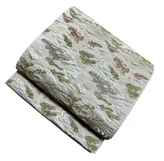 ユ87袋帯 六通帯 未仕立て　唐織　彩糸　着物帯　仕立て上り　美品